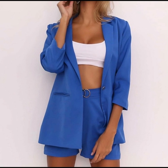 SHEIN Other - Joyfunear button blazer and shorts set